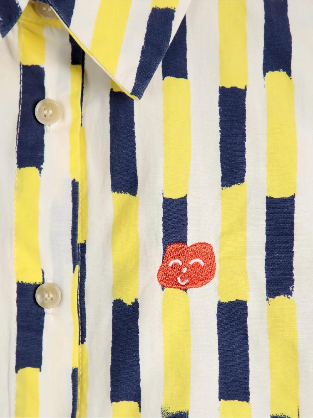 Bobo choses Brush Strokes print fitted shirt Libre de impuestos