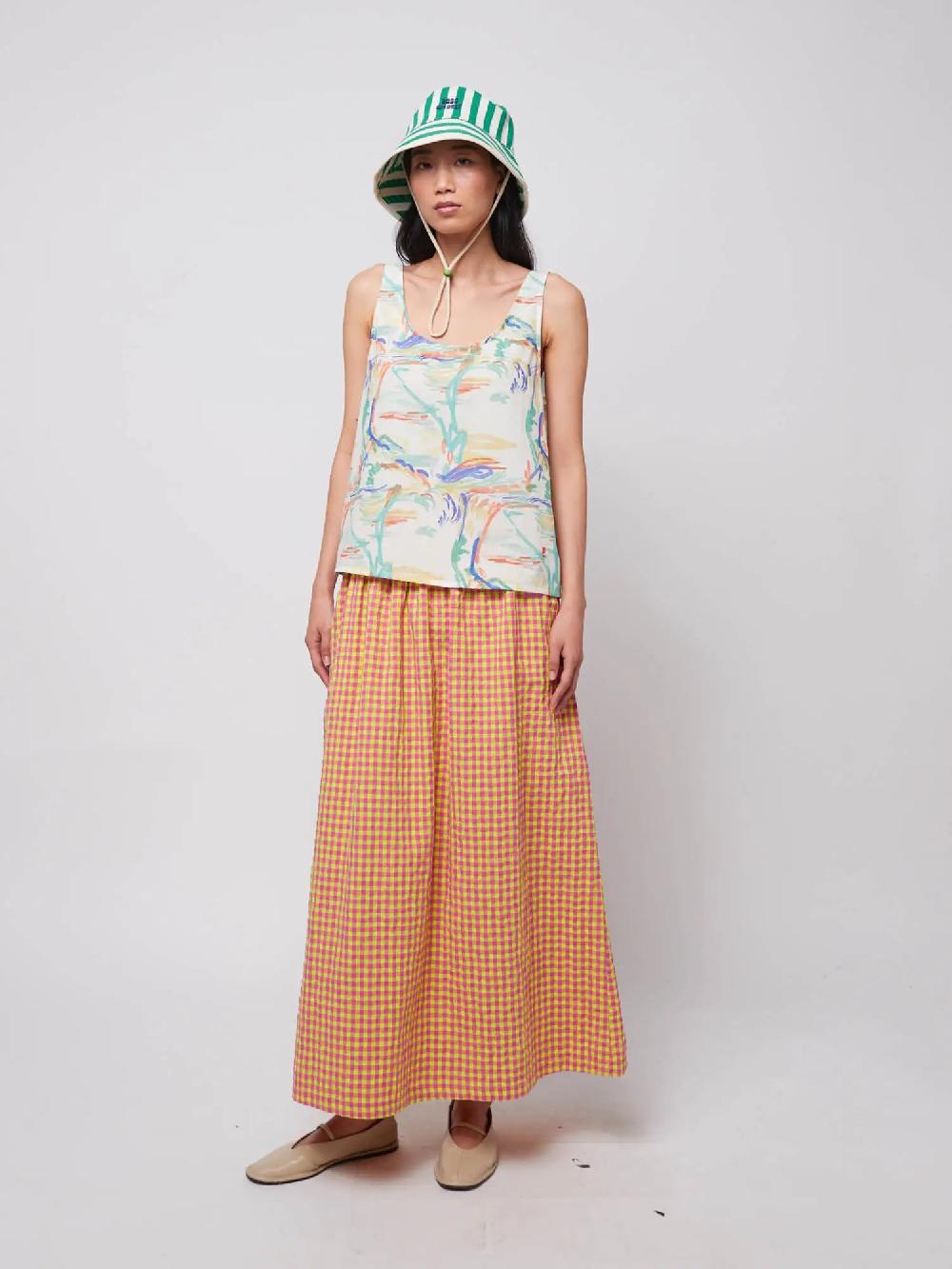 Bobo choses Vichy evasé skirt Oferta exclusiva