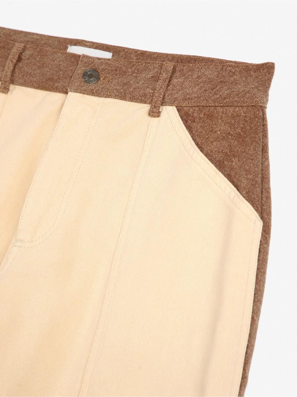 Bobo choses Color block relaxed jeans Ofertas especiales