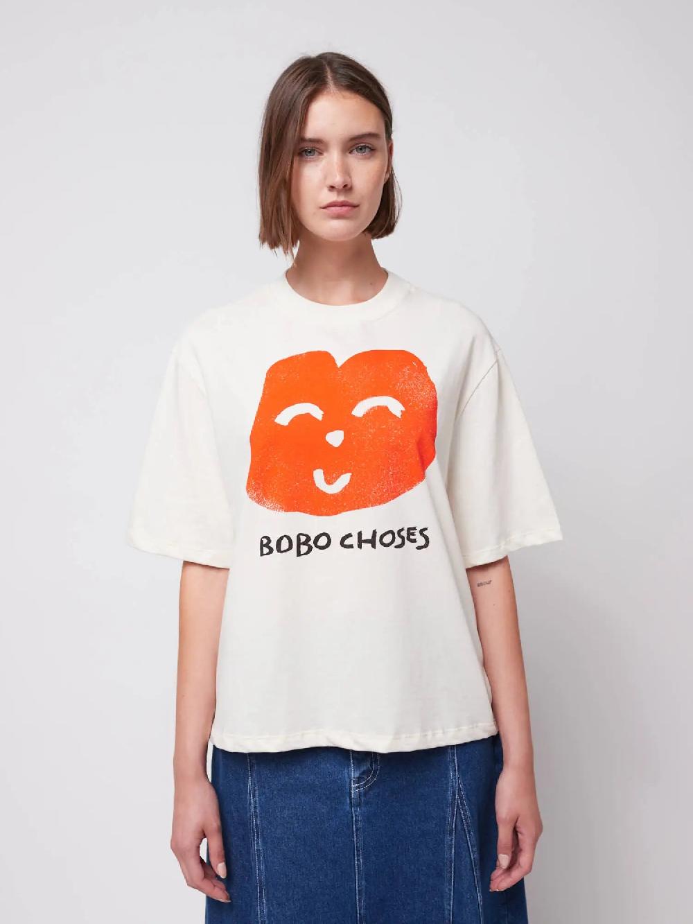 Bobo choses Joyful Face boxy T-shirt En línea