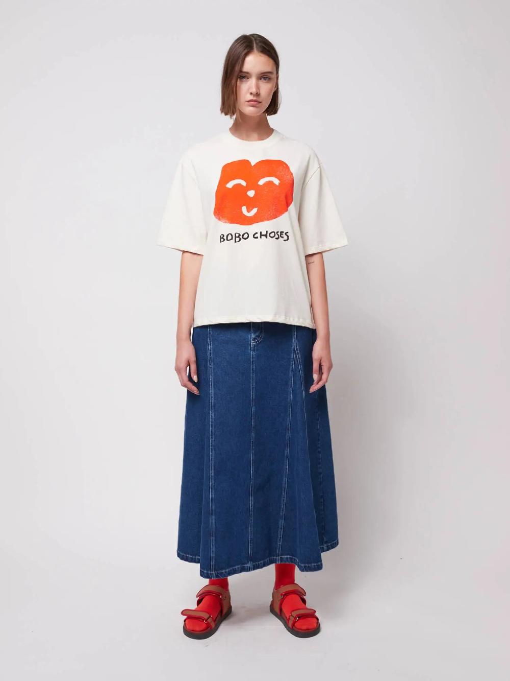 Bobo choses Joyful Face boxy T-shirt En línea