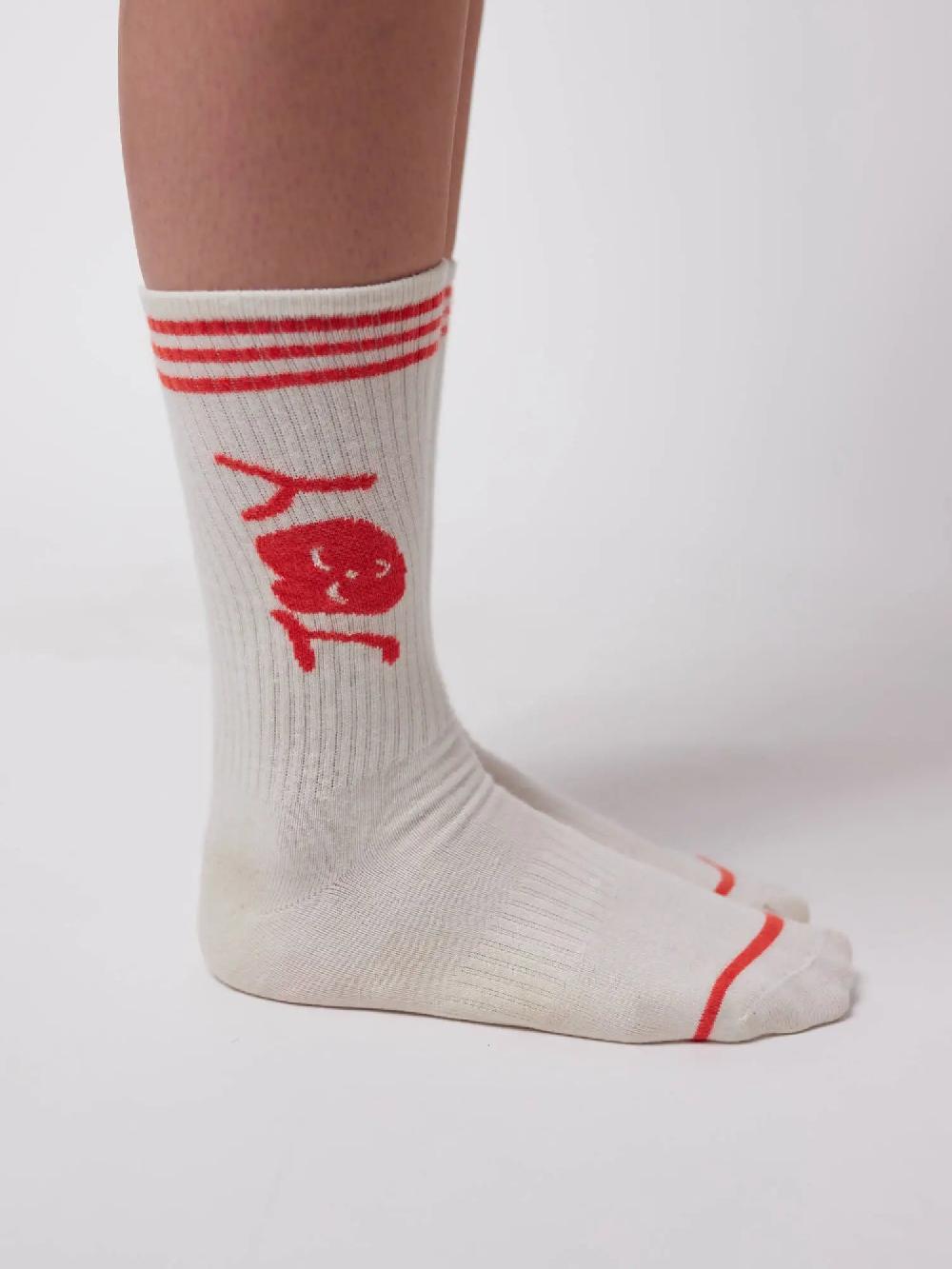 Bobo choses Stripe openwork short socks