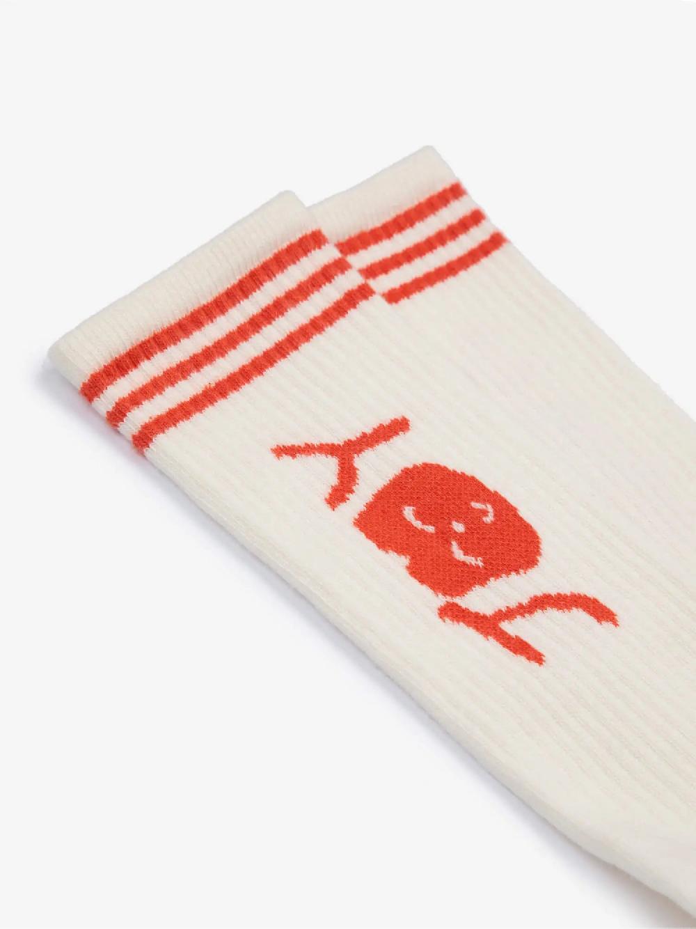 Bobo choses Stripe openwork short socks Gran oferta