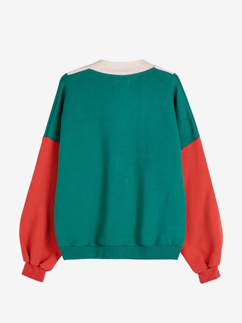 Bobo choses Color block drop shoulder sweatshirt Los más vendidos