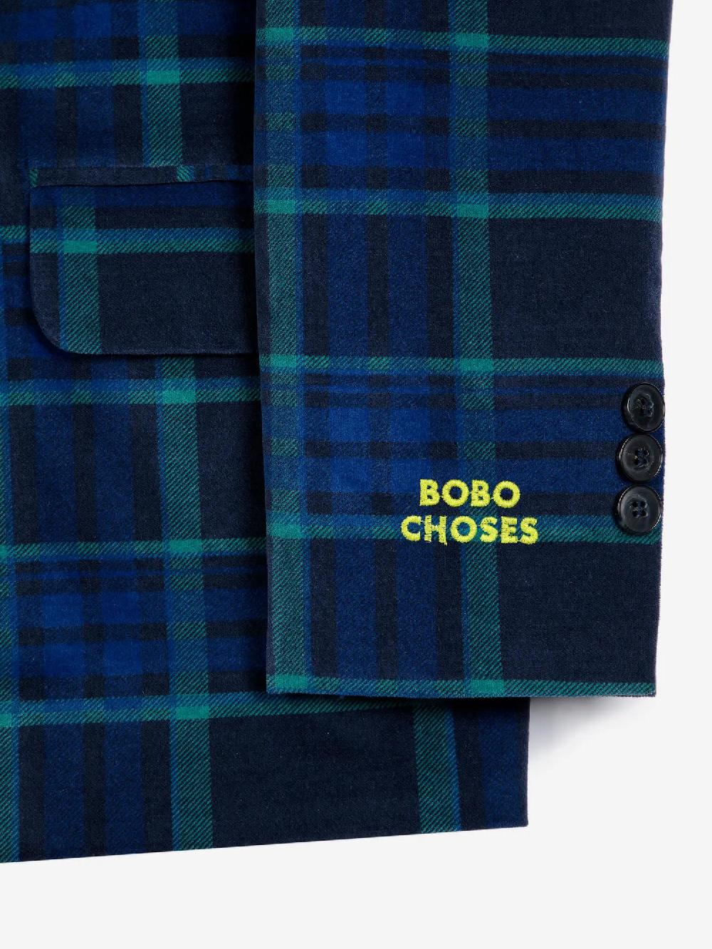 Bobo choses Multicolour check velvet blazer Rebajas top
