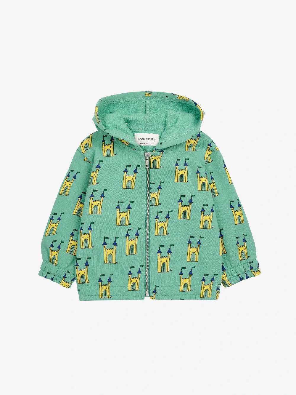 Bobo choses Faraway Castle all over zipped sweatshirt Solo hoy