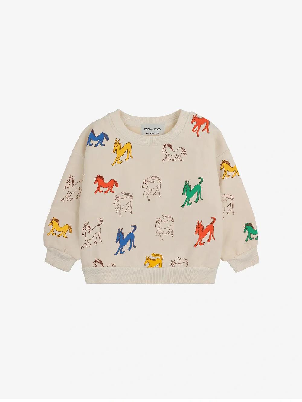 Bobo choses Wonder Horse all over sweatshirt Grandes descuentos