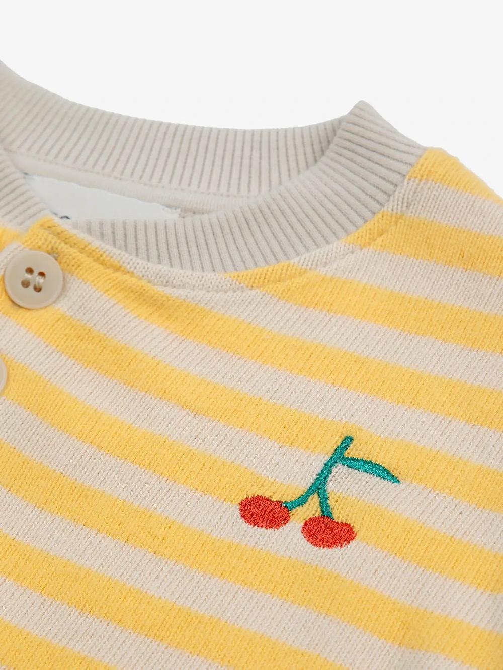 Bobo choses Stripes buttoned sweatshirt Envío internacional gratuito