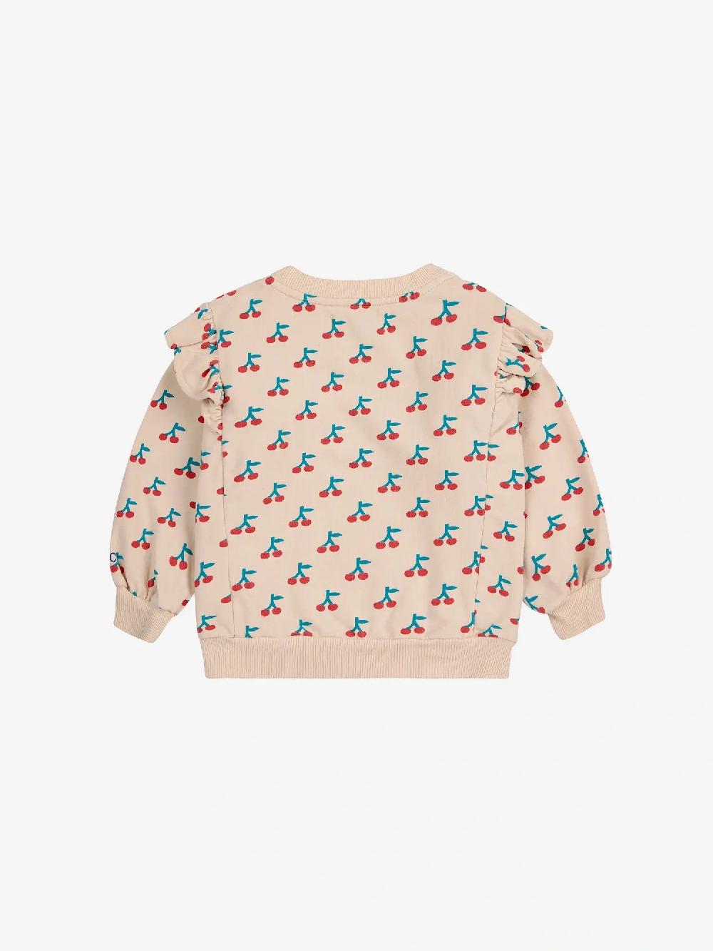 Bobo choses Cherry all over ruffle sweatshirt Ahorra y exporta