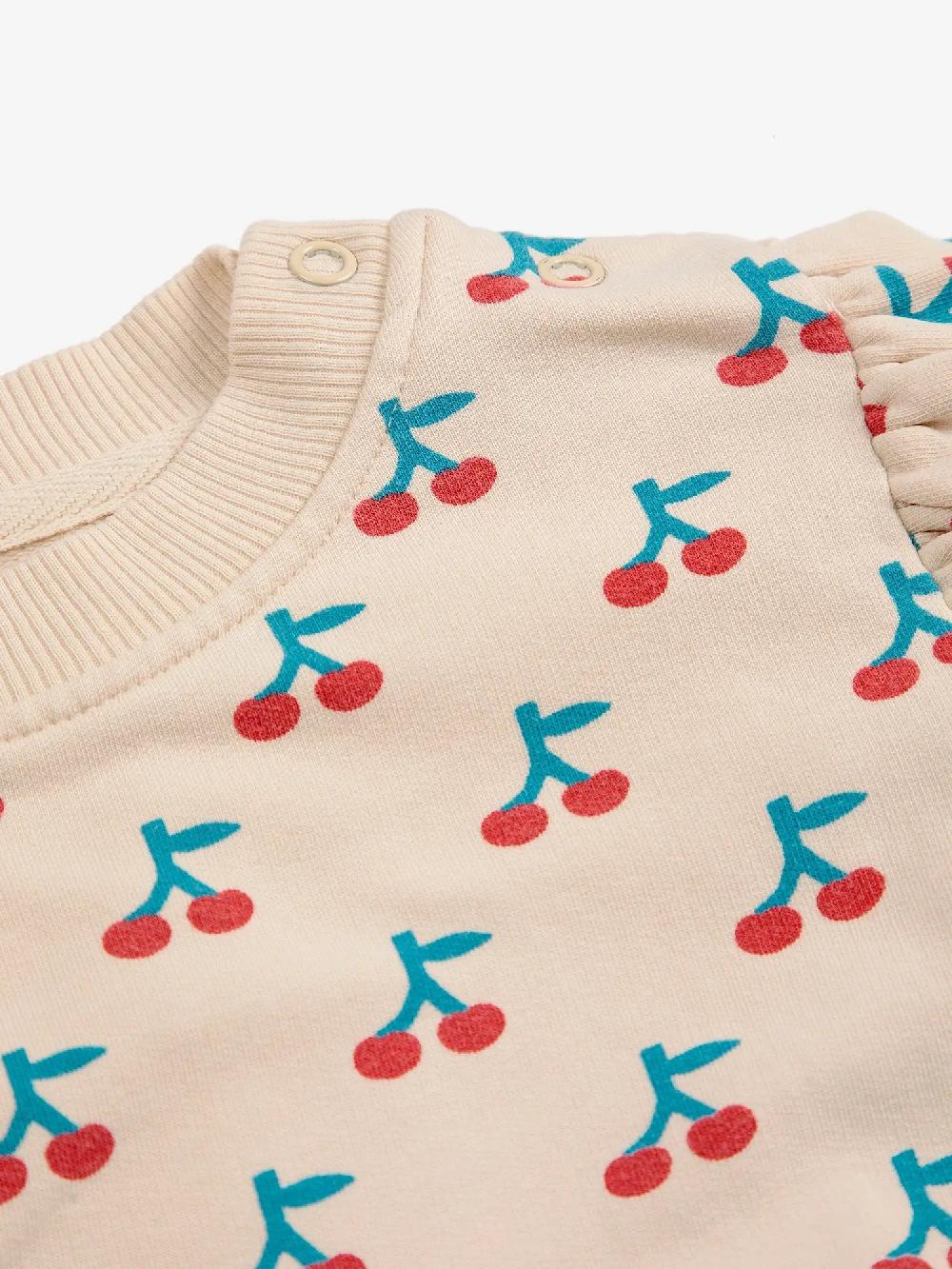 Bobo choses Cherry all over ruffle sweatshirt Ahorra y exporta