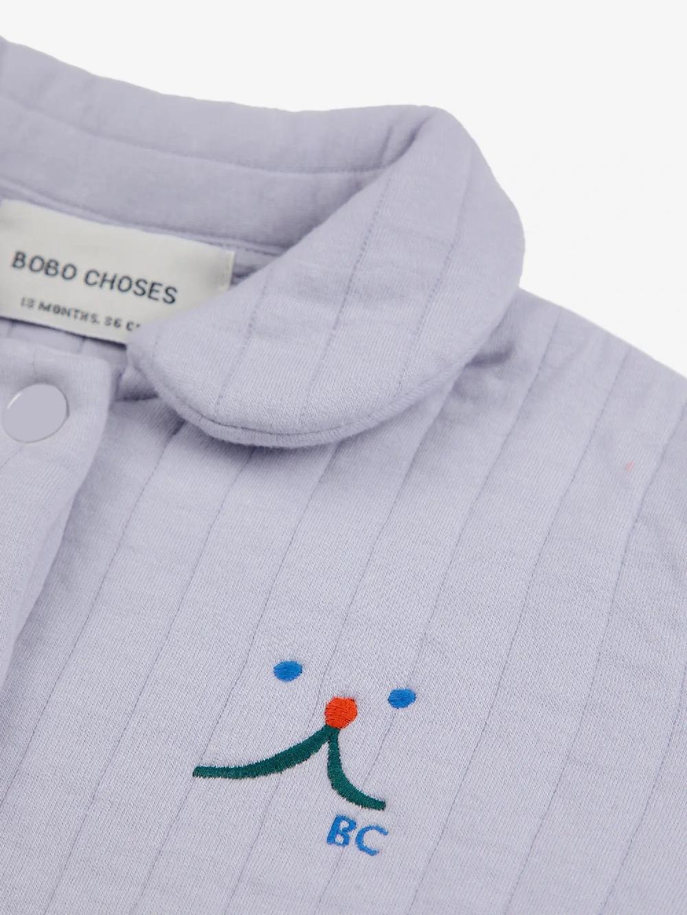 Bobo choses Funny face quilted buttoned sweatshirt En oferta