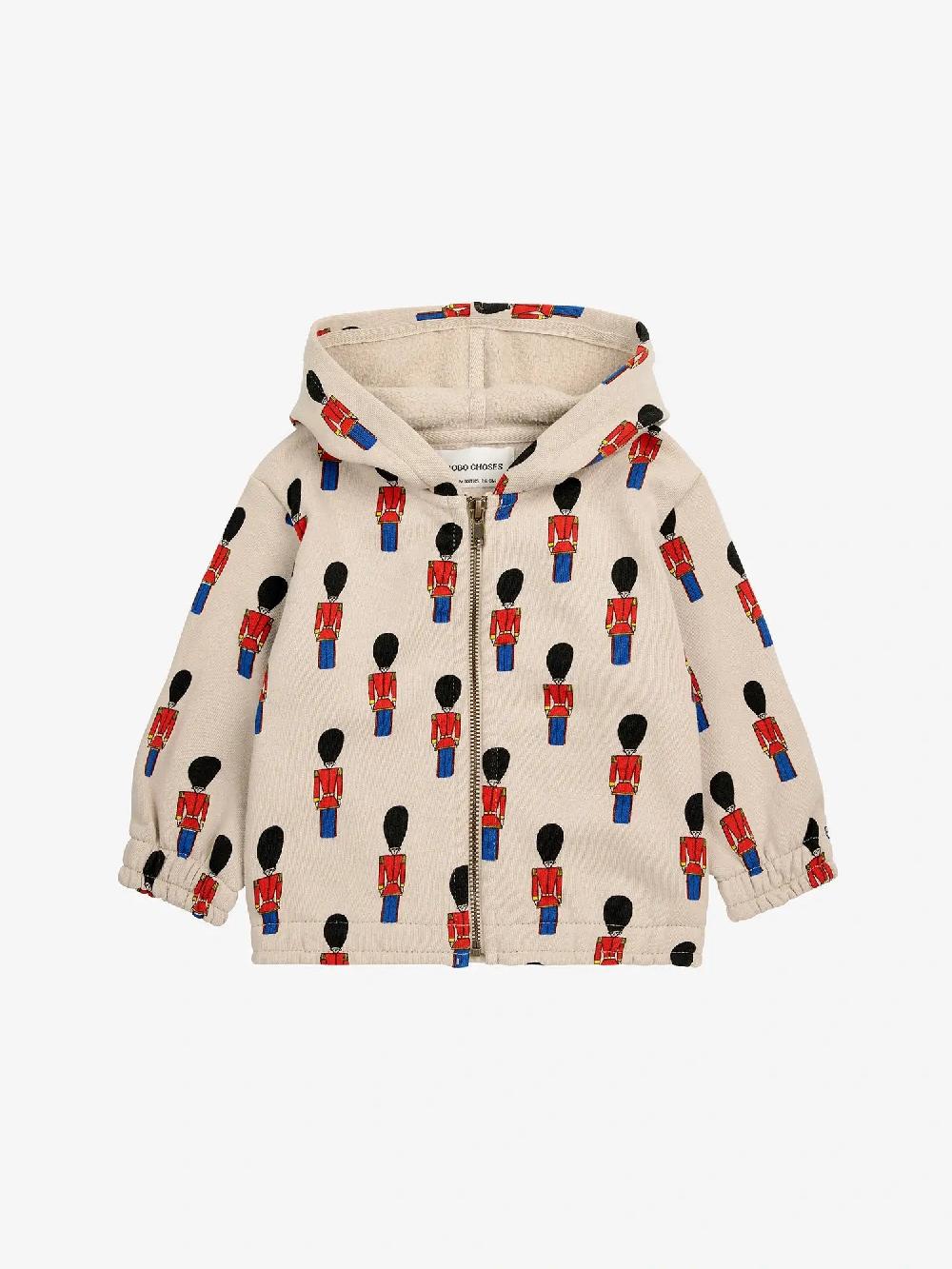 Bobo choses Little Tin Soldiers all over zipped sweatshirt Descuento por venta flash
