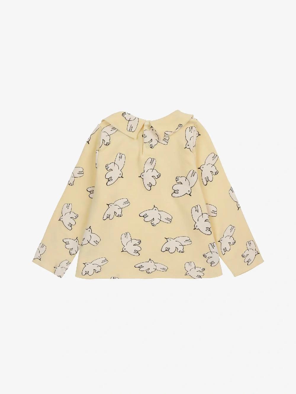 Bobo choses Freedom Bird all over collar T-shirt Ofertas especiales