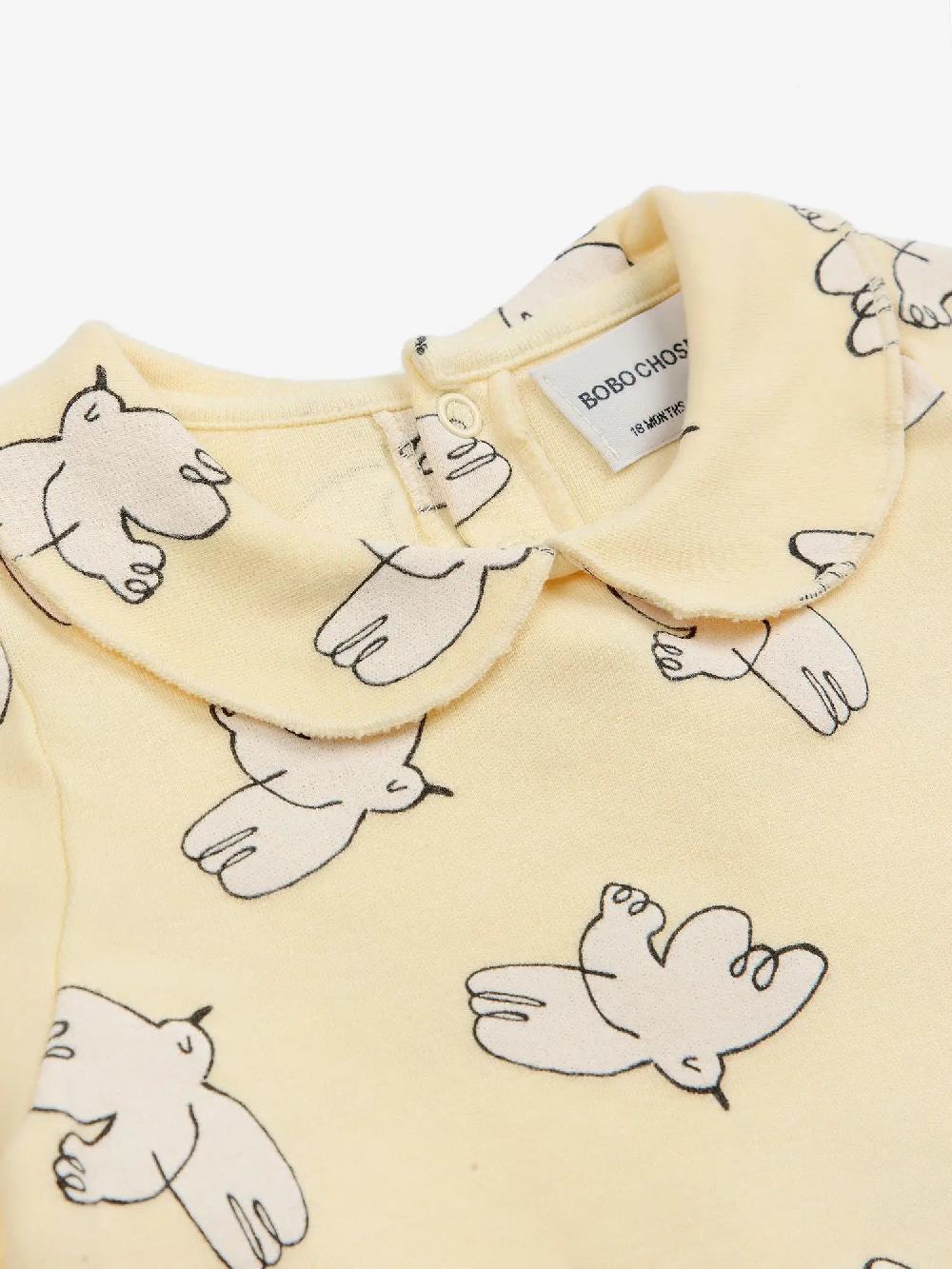 Bobo choses Freedom Bird all over collar T-shirt Ofertas especiales