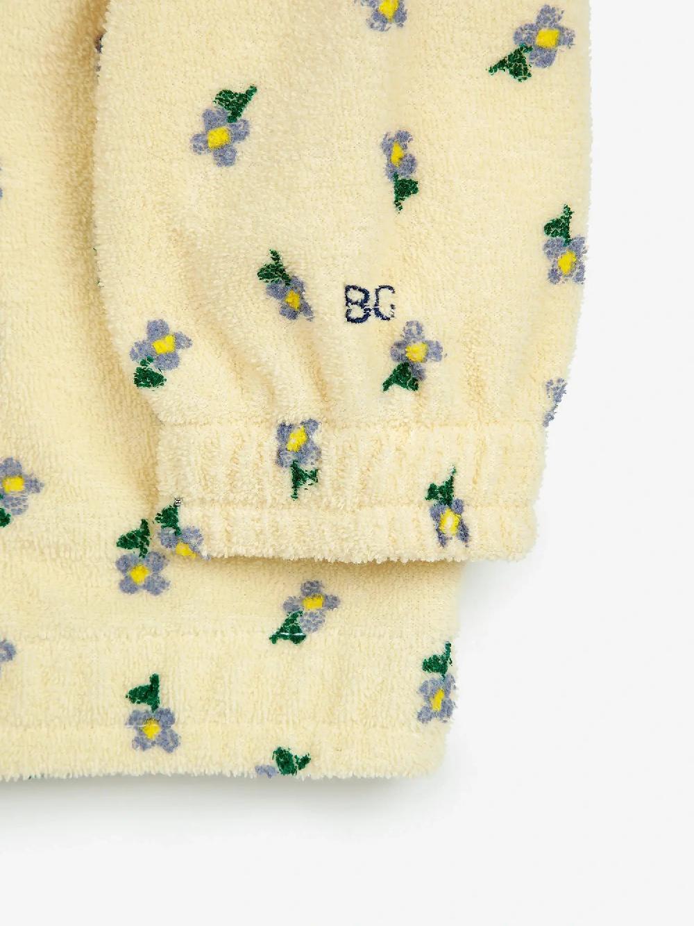 Bobo choses Pansy Flower all over all over zipped sweatshirt Grandes ahorros