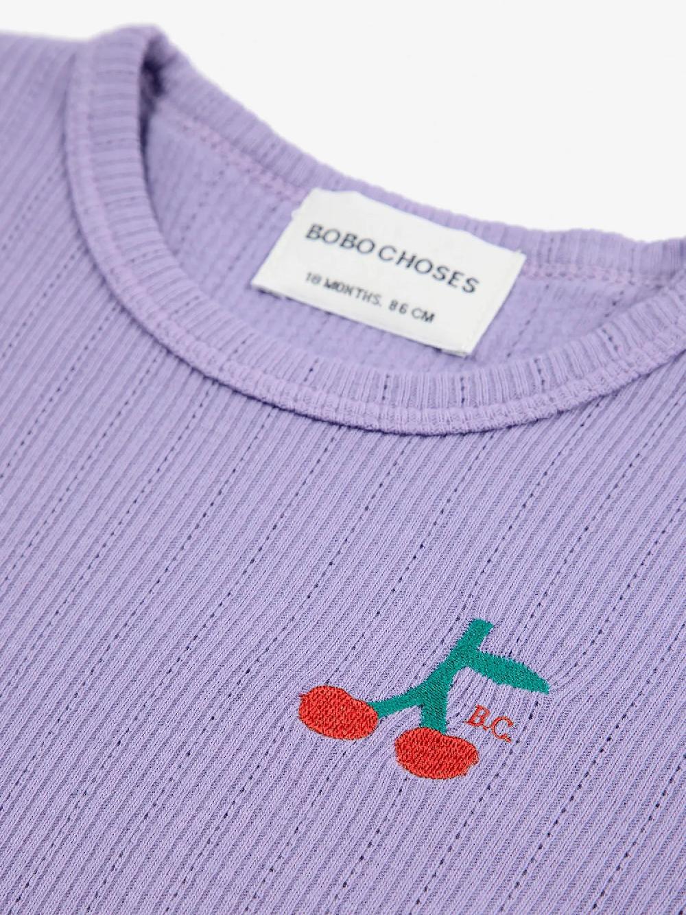 Bobo choses Cherry long sleeve tight T-shirt Rebajas de fin de temporada