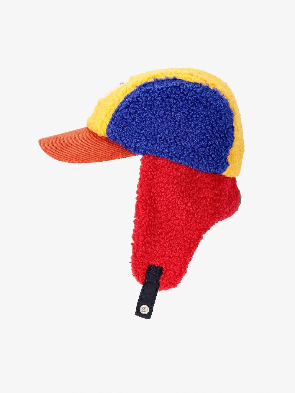 Bobo choses Color Block sheepskin chapka 2025
