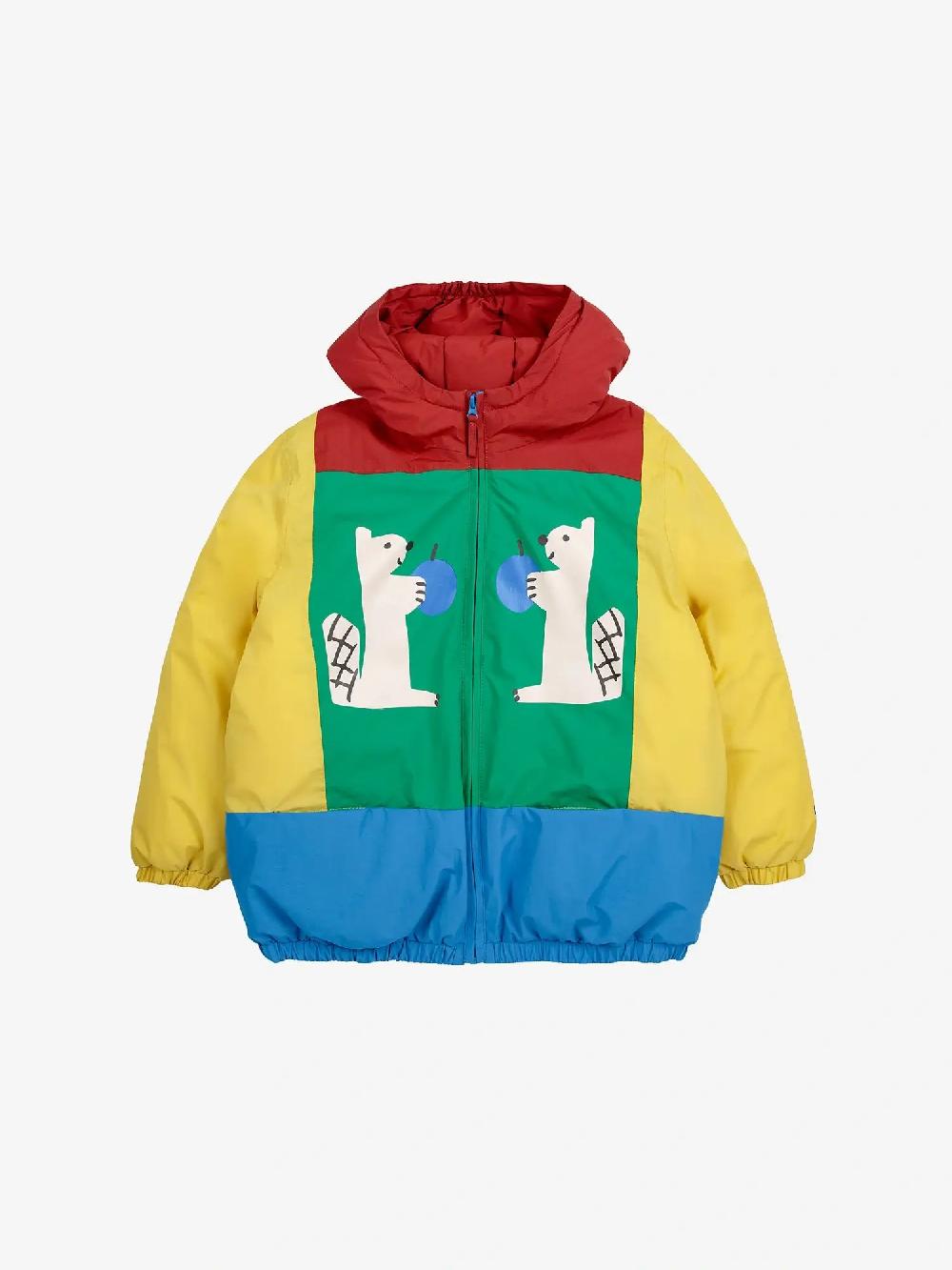 Bobo choses Hungry Squirrel color block anorak En línea
