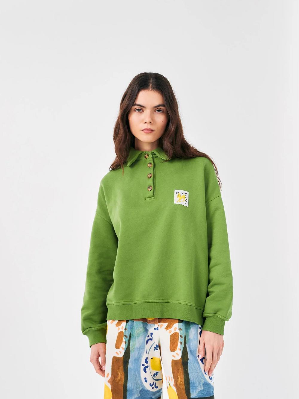 Bobo choses Wonder Horse patch polo sweatshirt
