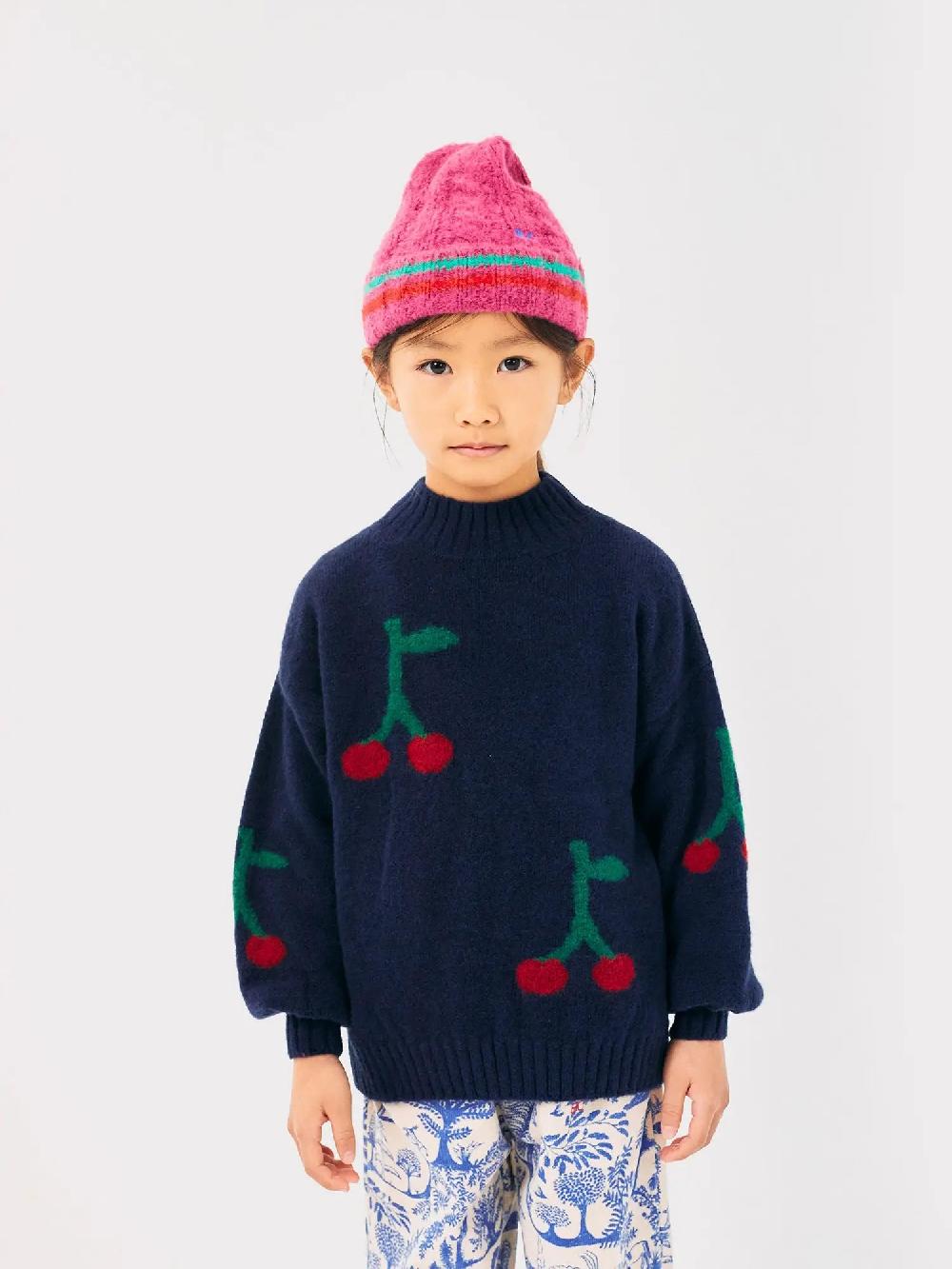 Bobo choses Bobo Cherry all over turtle neck jumper Gran oferta