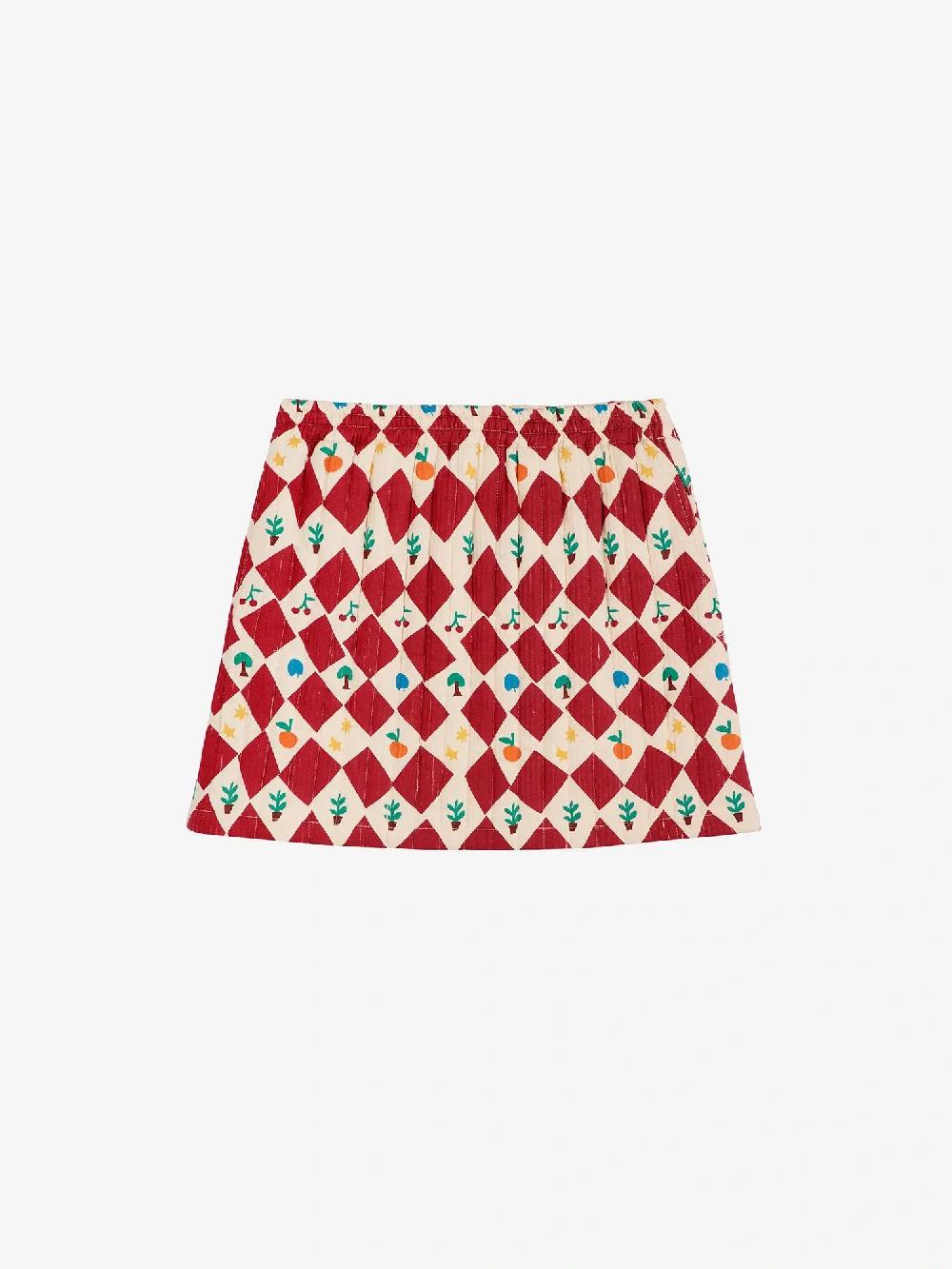 Bobo choses Harlequin printed quilted mini skirt Mejor oferta