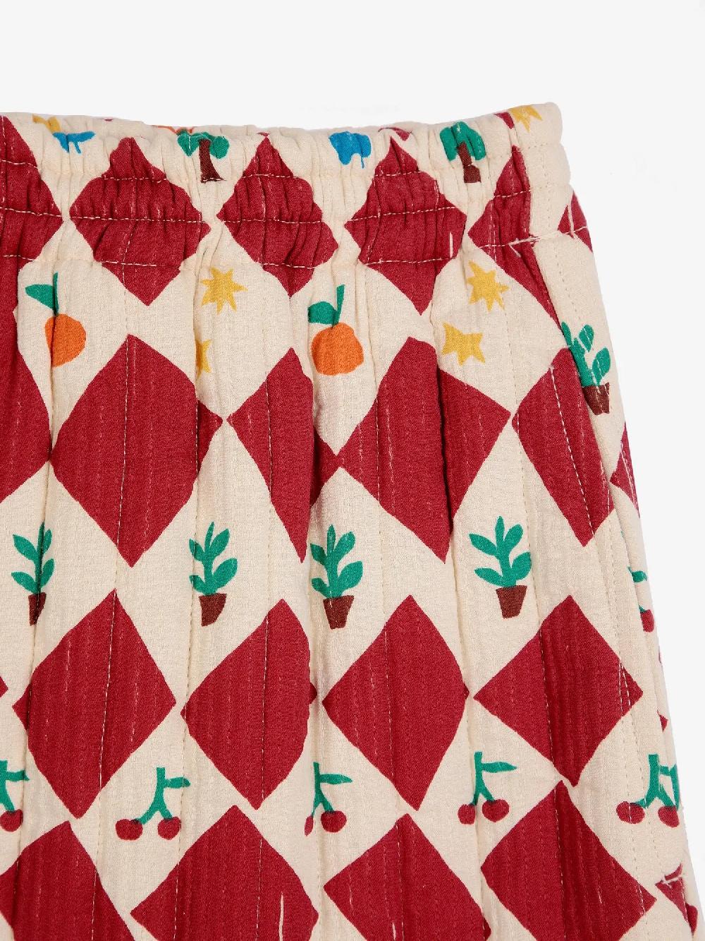 Bobo choses Harlequin printed quilted mini skirt Mejor oferta