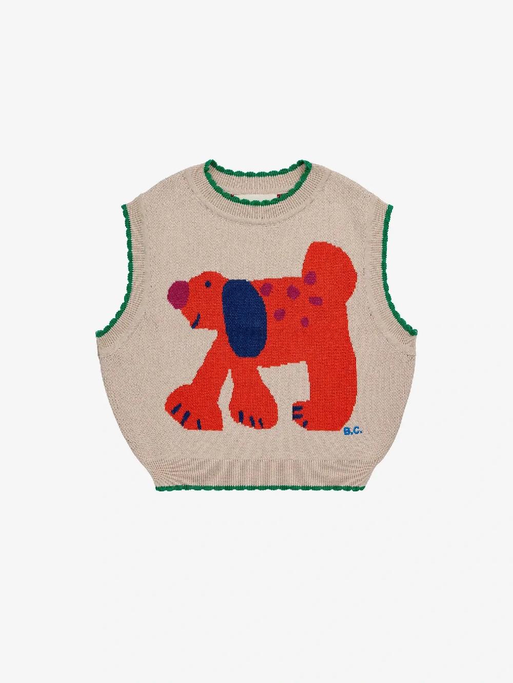 Bobo choses Fairy Dog jacquard knitted vest Rebajas top