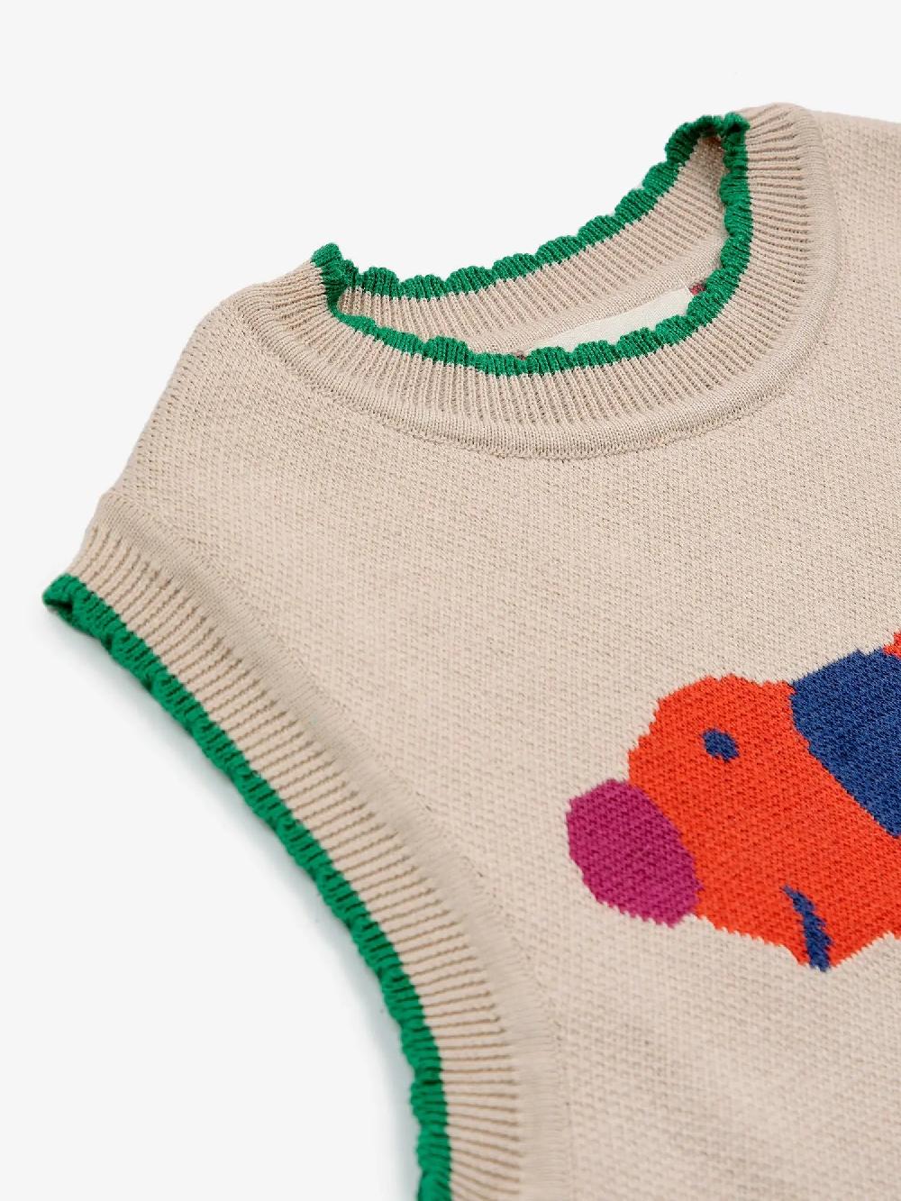 Bobo choses Fairy Dog jacquard knitted vest Rebajas top
