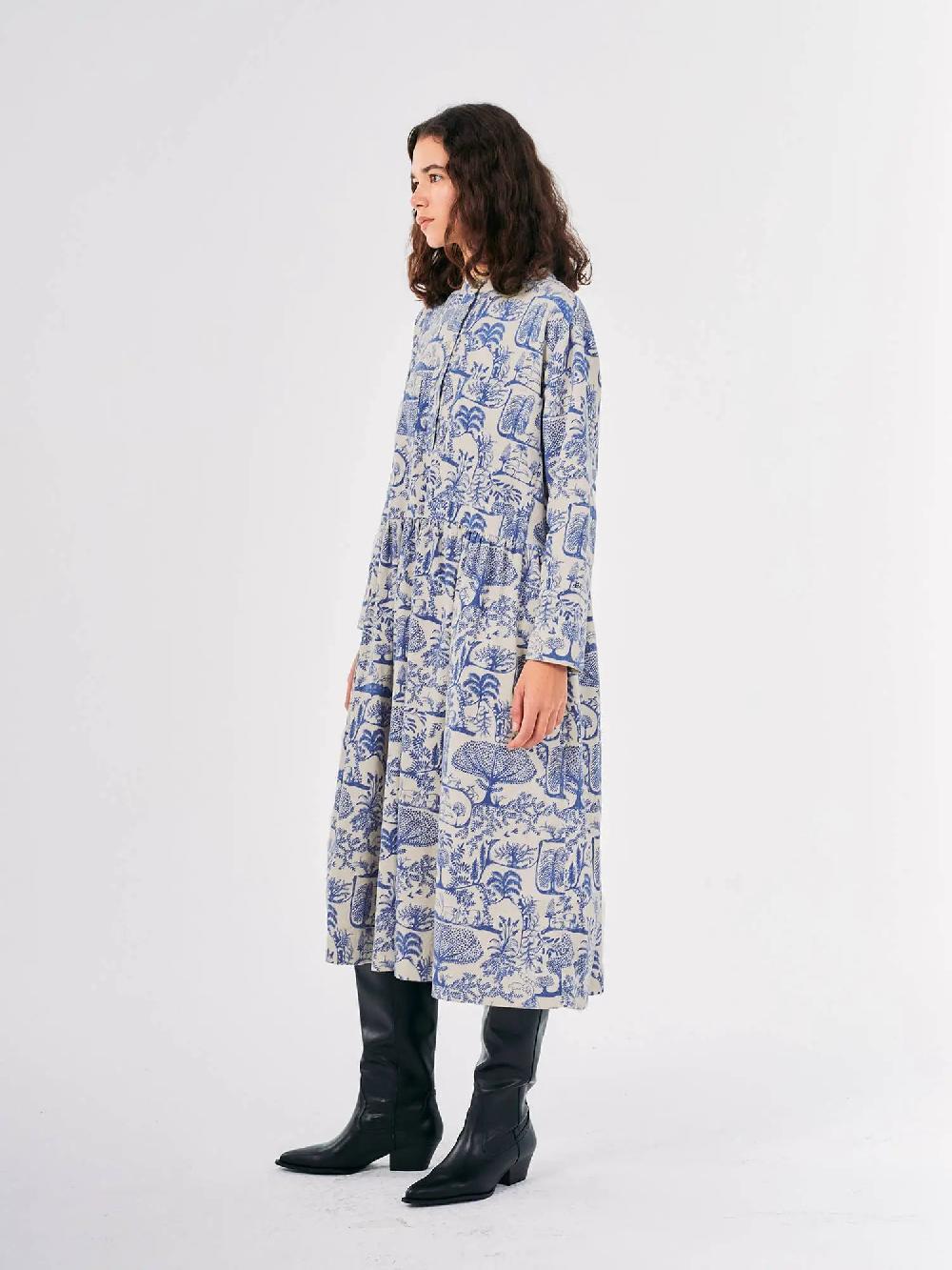 Bobo choses Wonderland printed corduroy loose fit dress Envío gratis