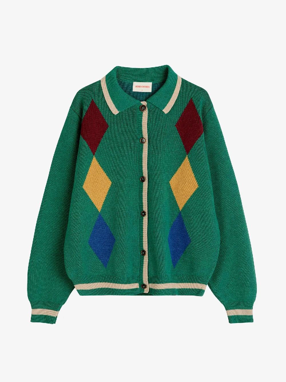 Bobo choses Bobo Diamonds collar cardigan Últimos 3 días