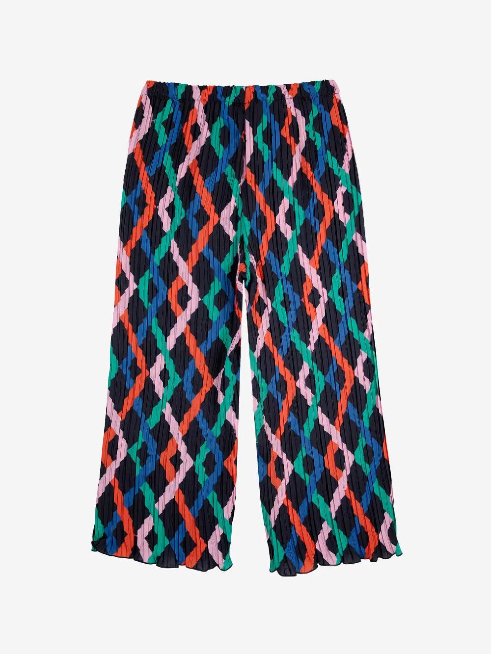 Bobo choses Multicolor Garland pleated flared pants Precio de fábrica