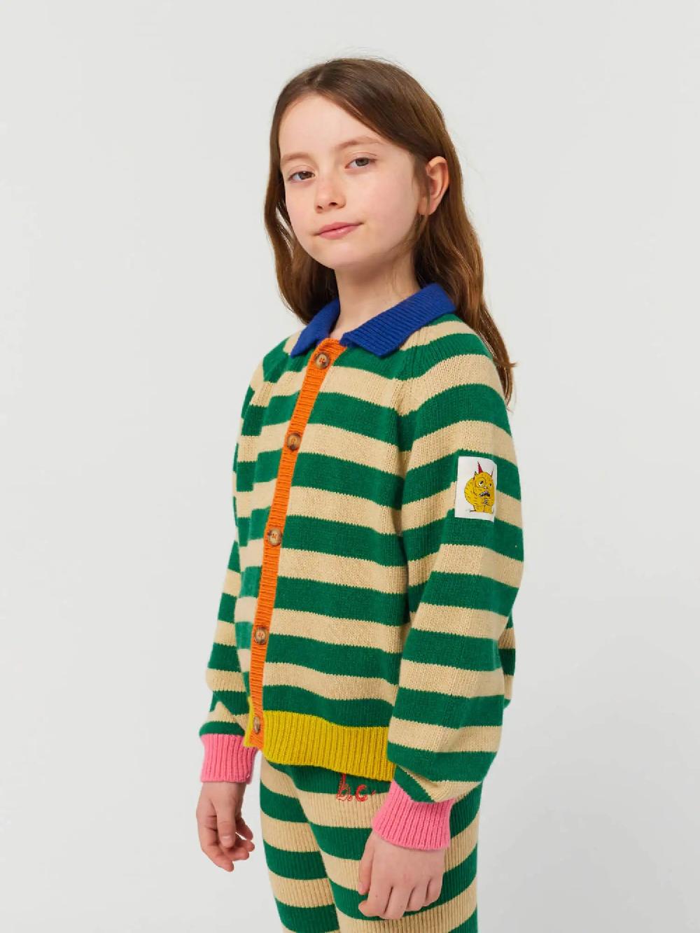 Bobo choses Charming Monster label cardigan Superdescuento