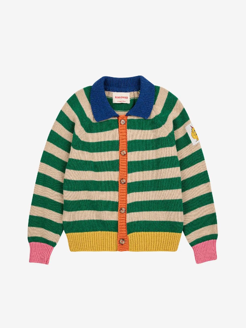 Bobo choses Charming Monster label cardigan Superdescuento