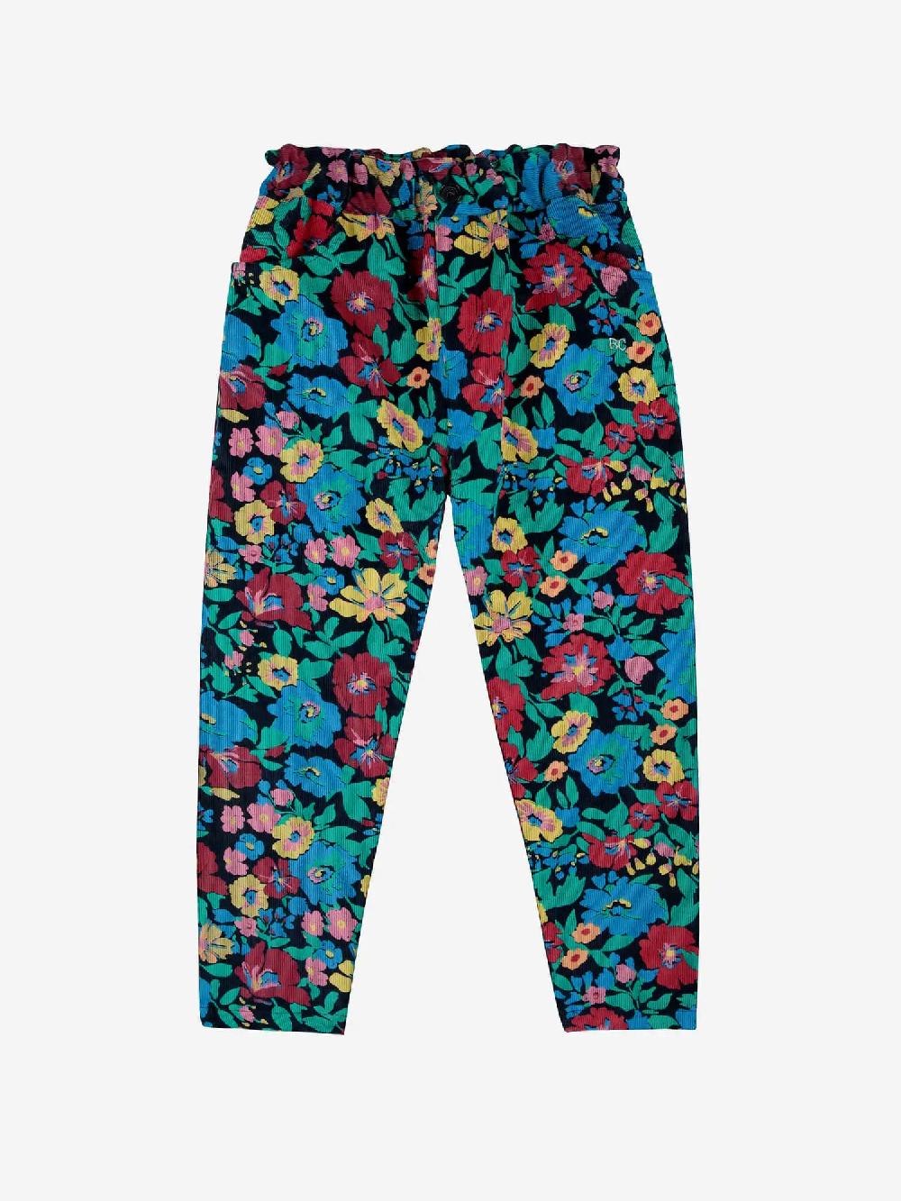 Bobo choses Flowers all over woven paperbag pants Precios de Black Friday