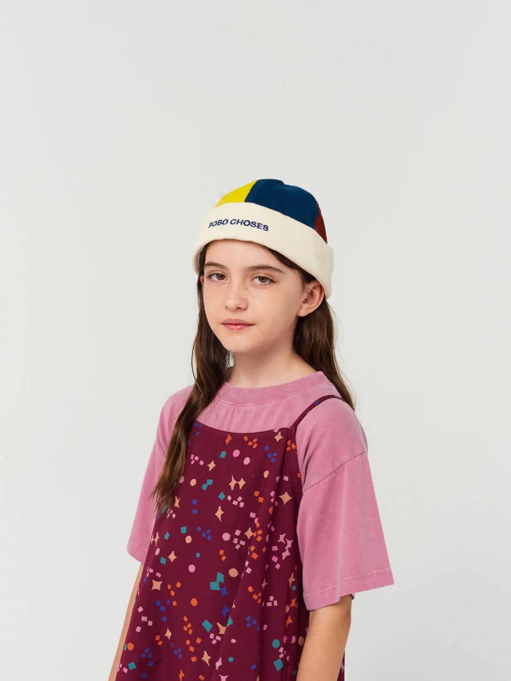 Bobo choses Bobo Choses color block corduroy hat Descuentos del mes