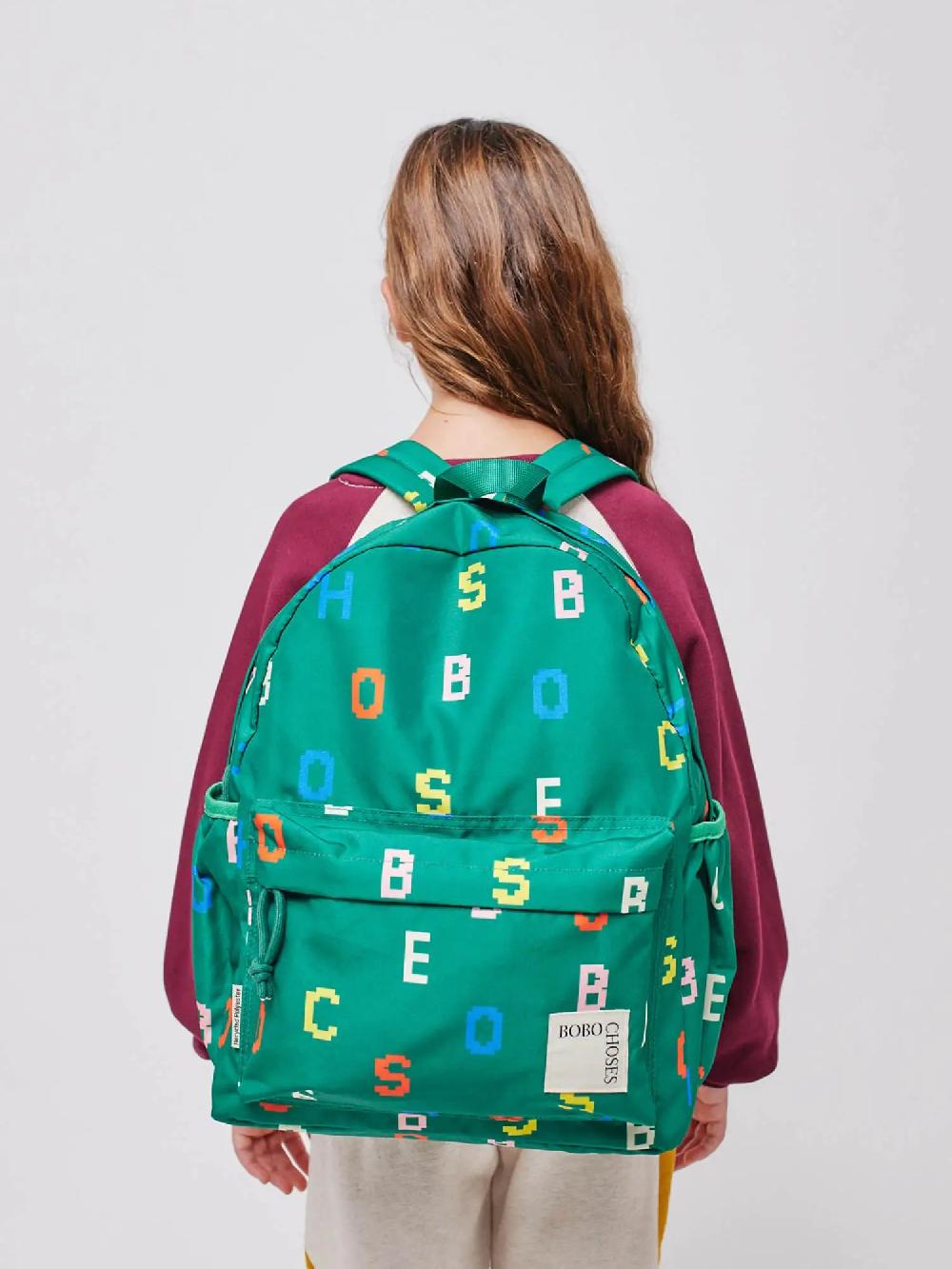 Bobo choses Bobo Pixel Letters all over backpack Ofertas