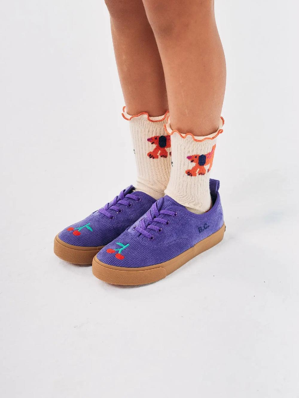 Bobo choses Bobo Cherry corduroy sneakers