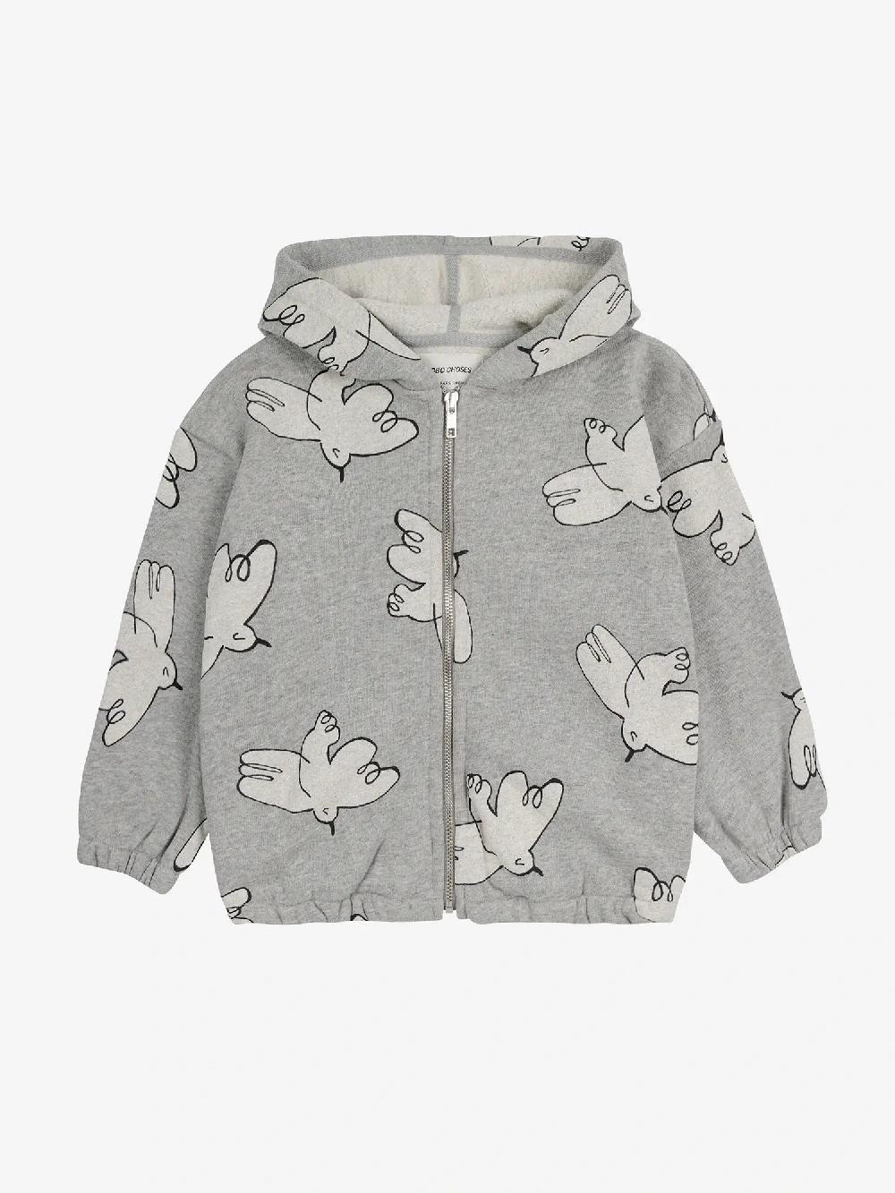 Bobo choses Freedom Bird all over zipped hoodie Precio de fábrica