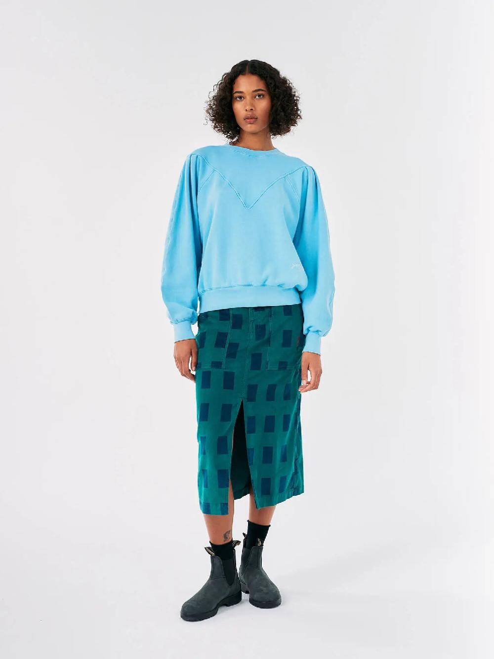 Bobo choses Light blue detailed sweatshirt Promoción por tiempo limitado