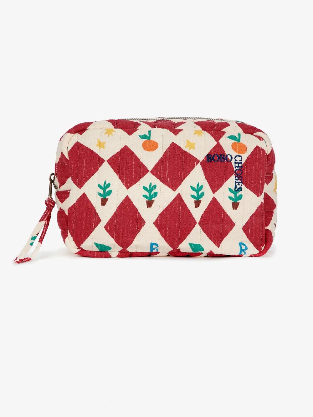 Bobo choses Harlequin printed quilted pouch Solo hoy