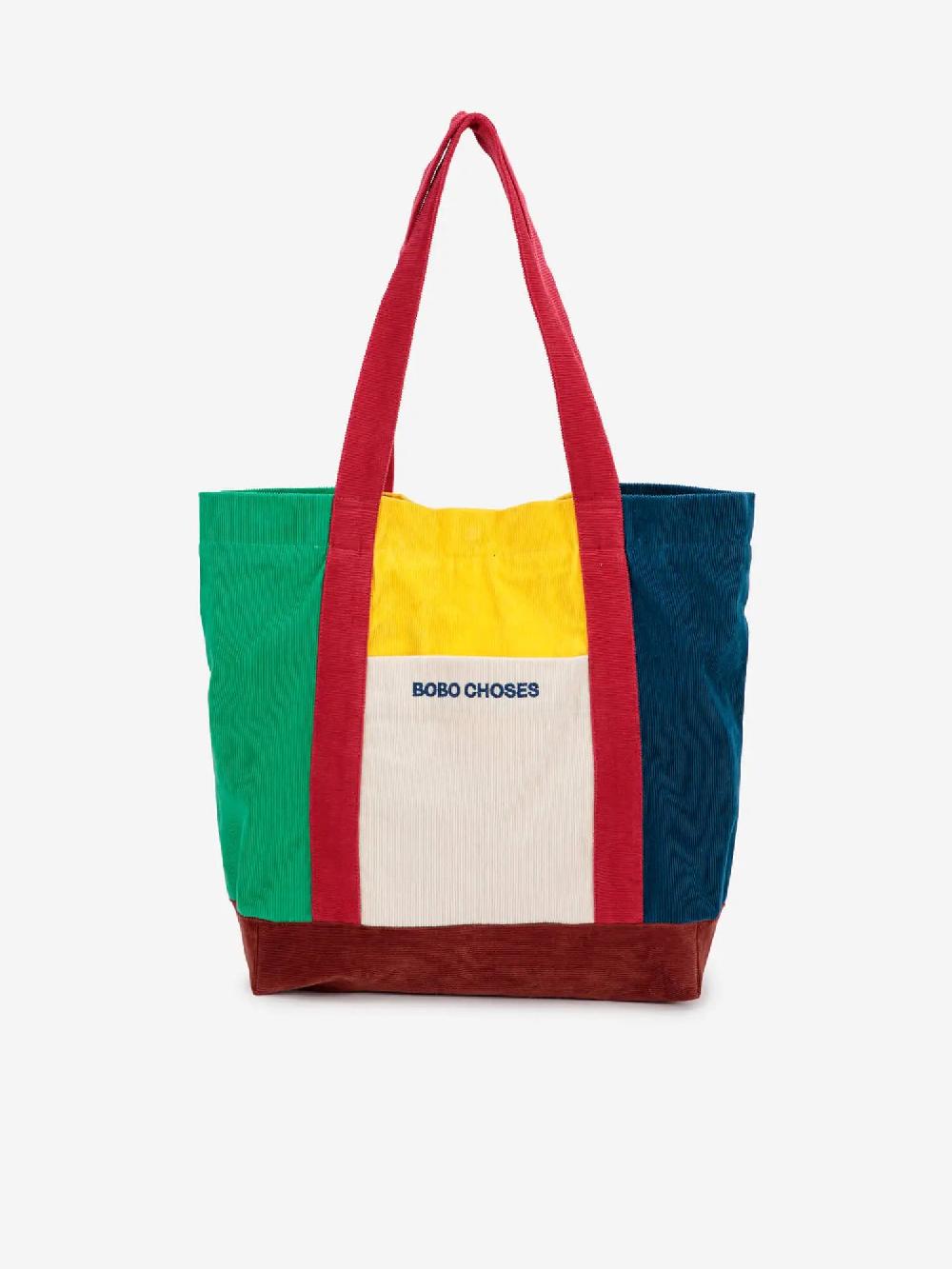 Bobo choses Bobo Choses color squares corduroy bag Grandes descuentos