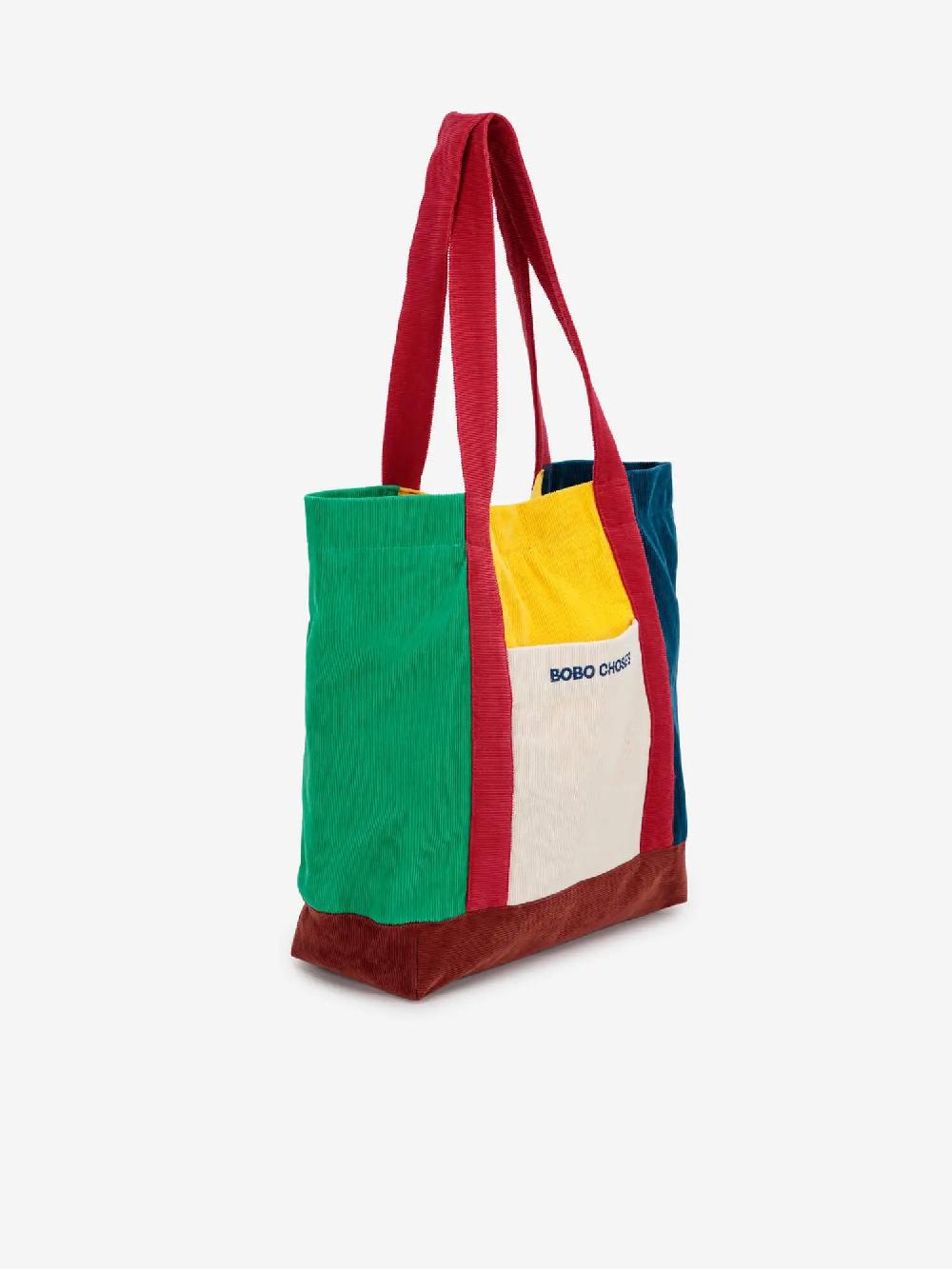 Bobo choses Bobo Choses color squares corduroy bag Grandes descuentos