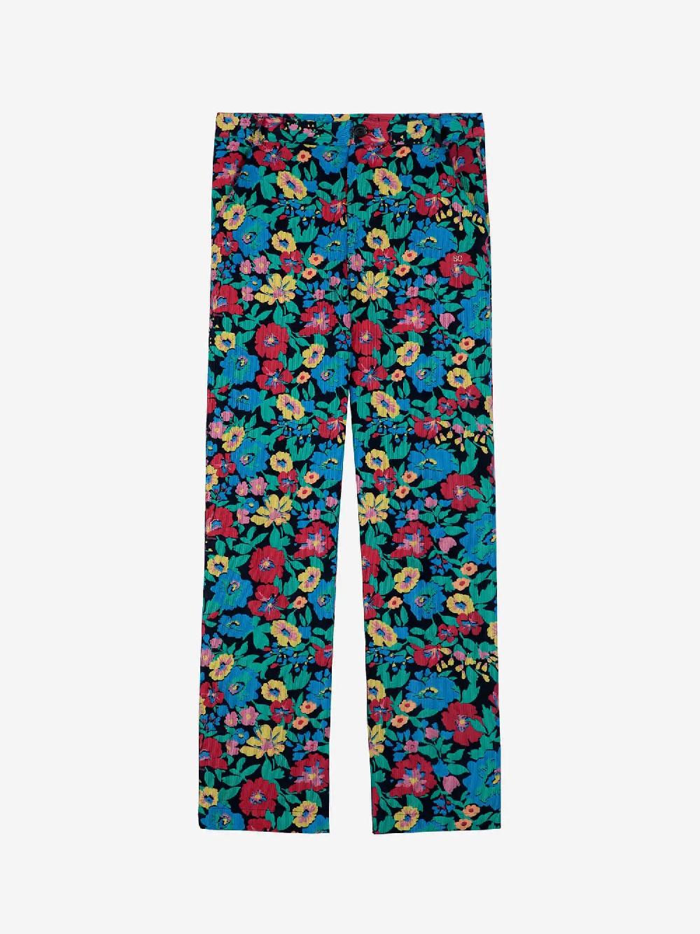 Bobo choses Floral woven straight pants Liquidación