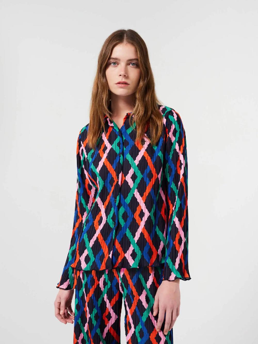 Bobo choses Multicolor Garland pleated shirt