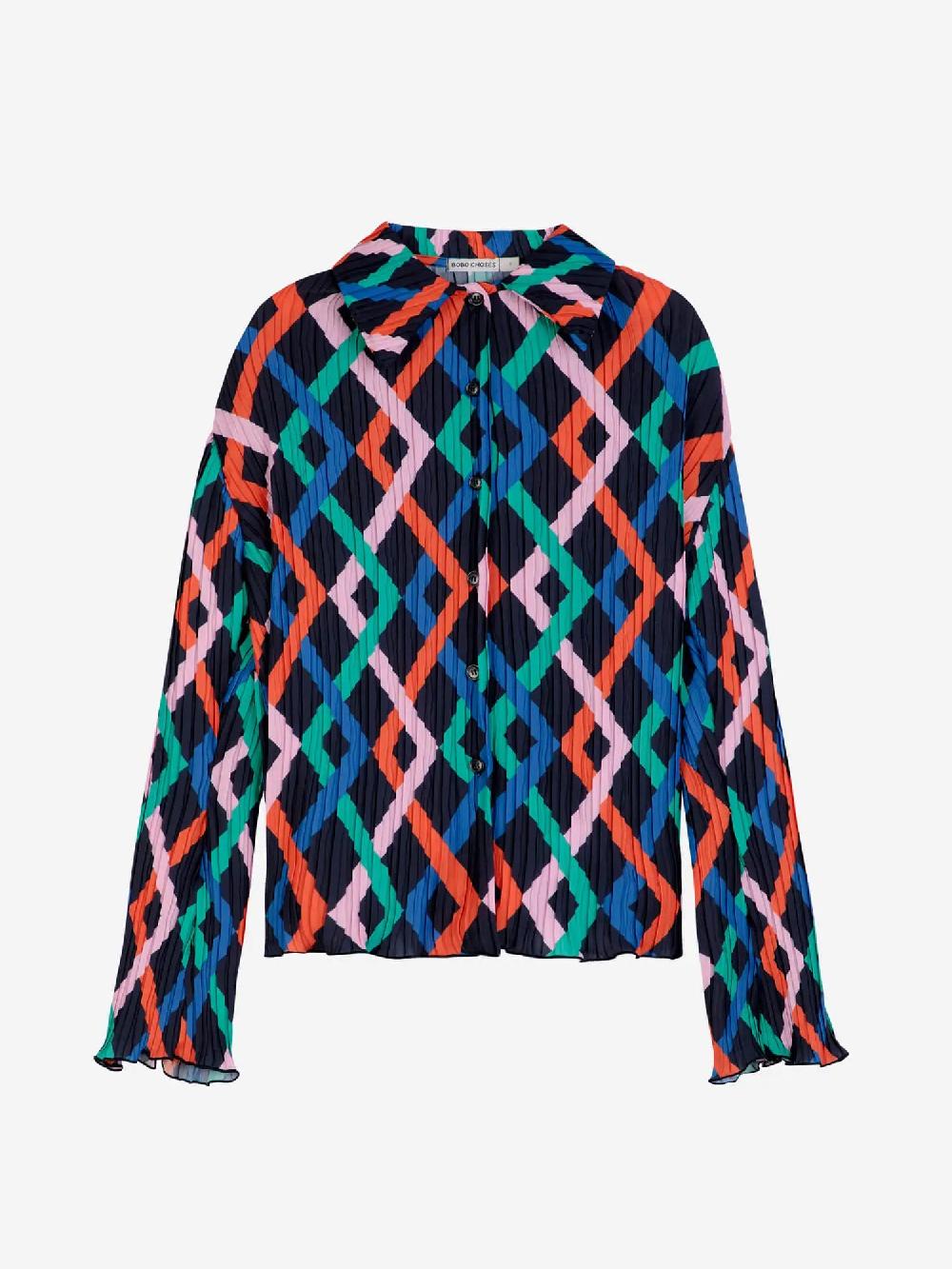 Bobo choses Multicolor Garland pleated shirt Libre de impuestos