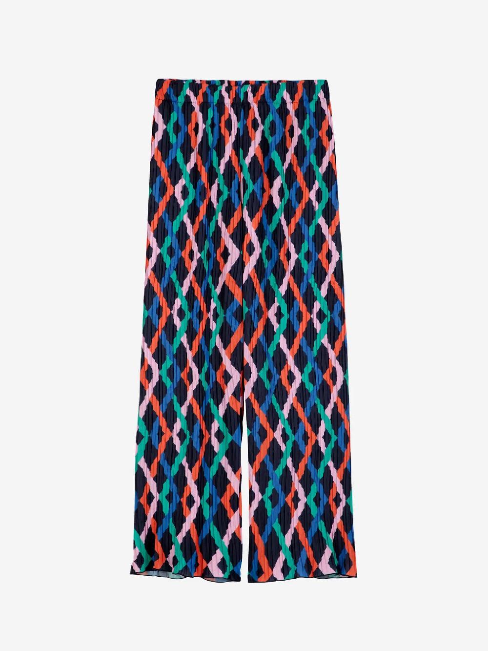 Bobo choses Multicolor Garland pleated flared pants Descuentos del mes