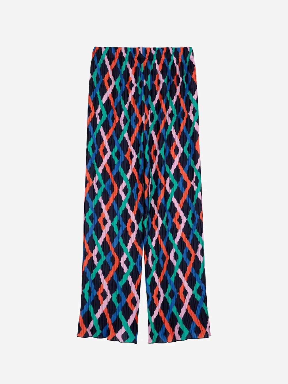 Bobo choses Multicolor Garland pleated flared pants Descuentos del mes