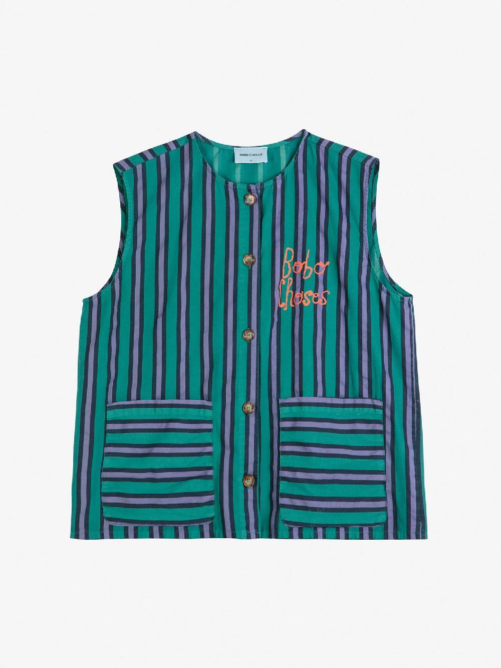 Bobo choses Multi striped sleevesless shirt 2025