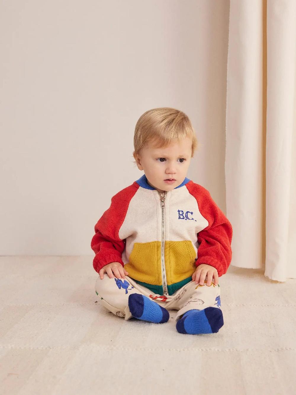 Bobo choses B.C color block zipped sweatshirt Liquidación