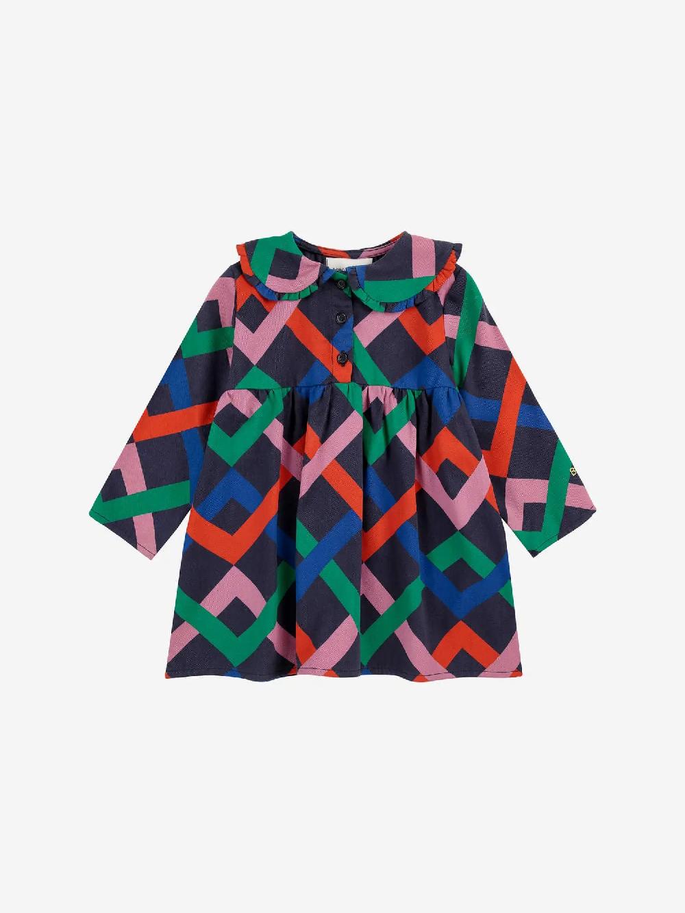 Bobo choses Multicolor Garland woven dress Últimos 2 días
